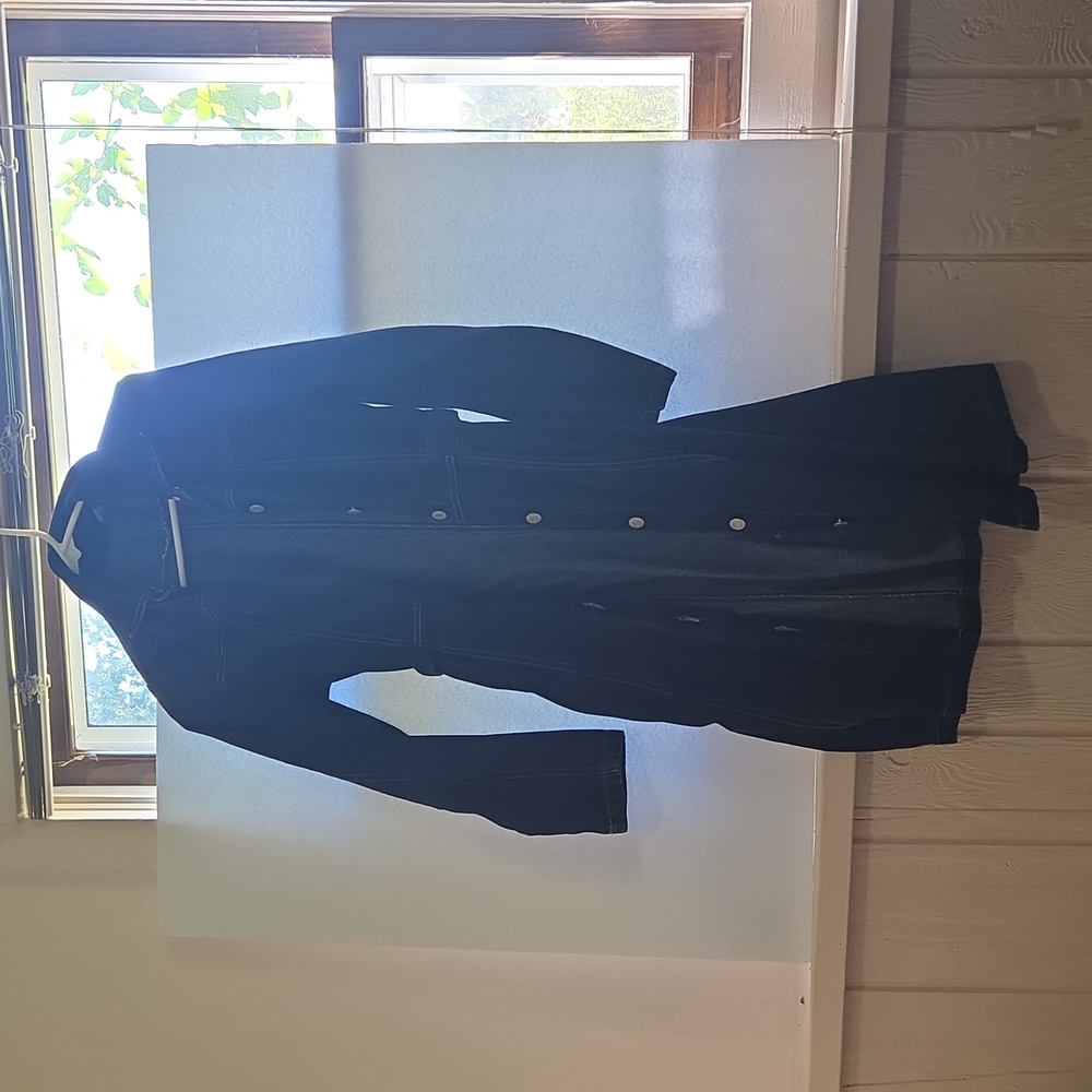 Xhilaration Dark Wash Denim Belted Dress/Jacket